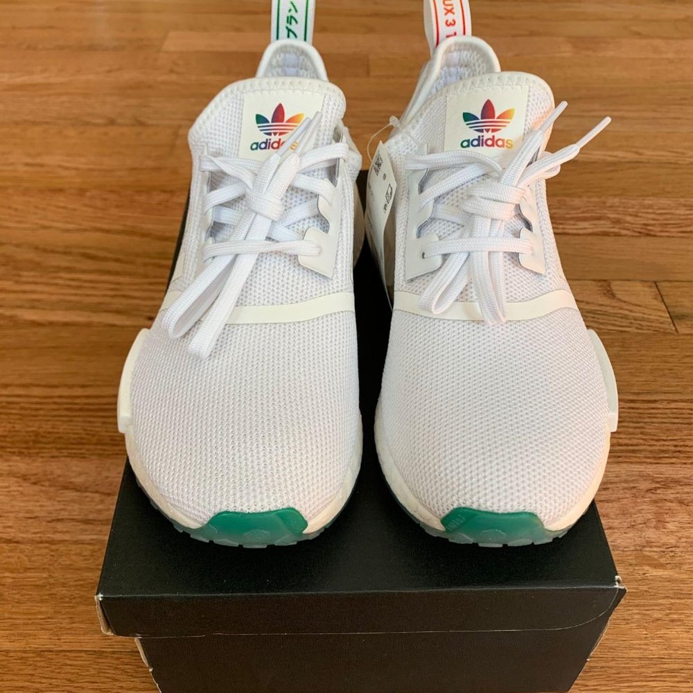 Adidas NMD R1 Cloud White Womens Shoes - Picture 4 of 8